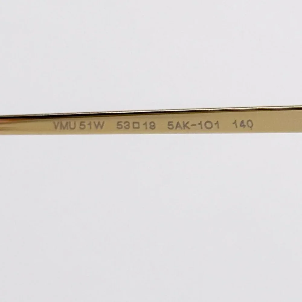 NEW MIU MIU EYEGLASSES MU51WV 5AK1O1 GOLD WOMEN MU 51WV SMU 51W